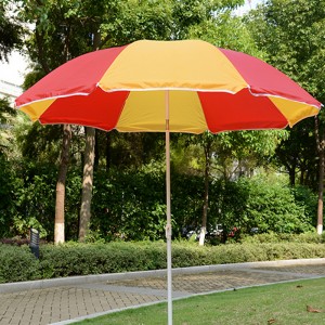 aangepaste afdrukken zon buiten strandparasol
