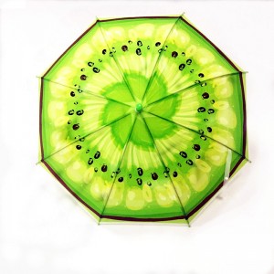 Fruitparaplu met automatisch open functieparaplu met logo